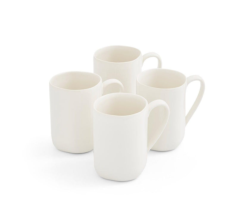 4-Piece Stoneware Coffee Mug Set (14 oz)