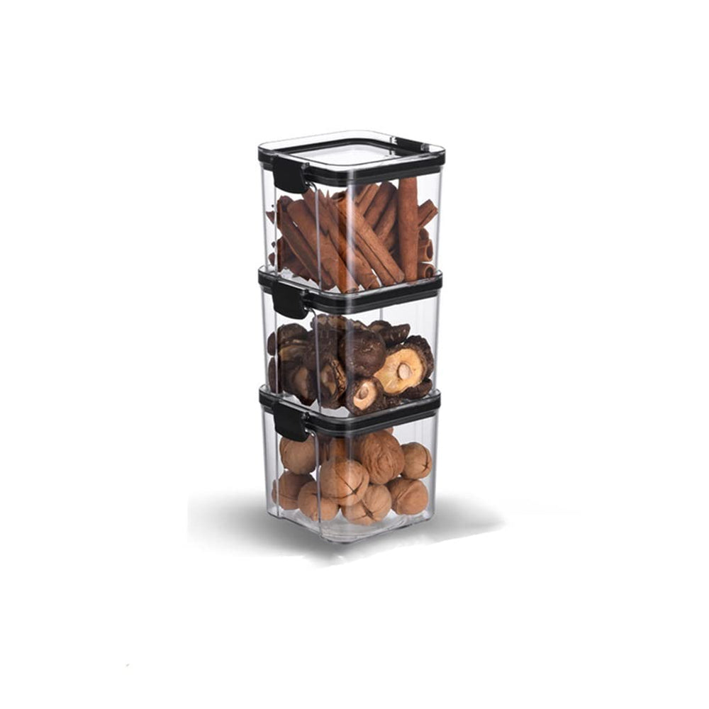 3-Piece Stackable Food Storage Container Set (700 ml)