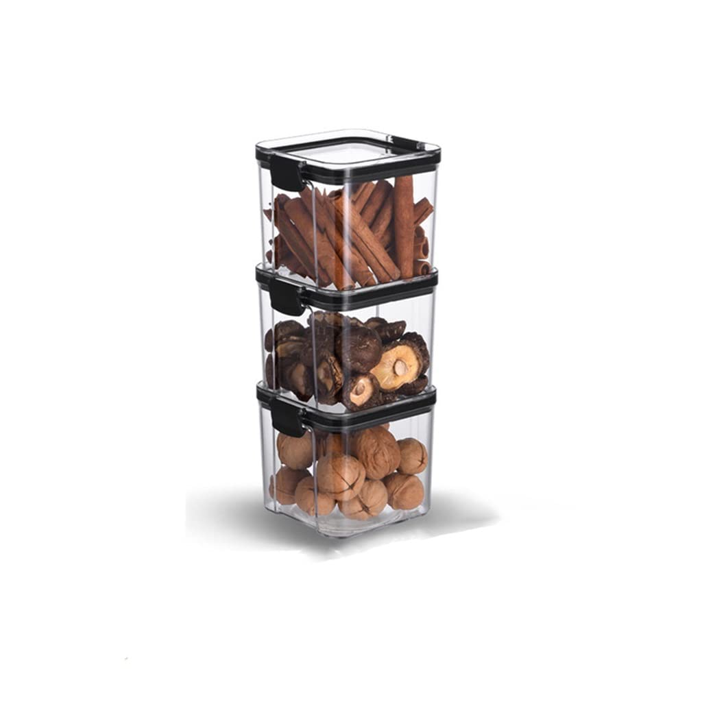 3-Piece Stackable Food Storage Container Set (700 ml)