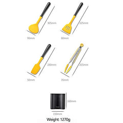 11-Piece Silicone Kitchen Utensil Set