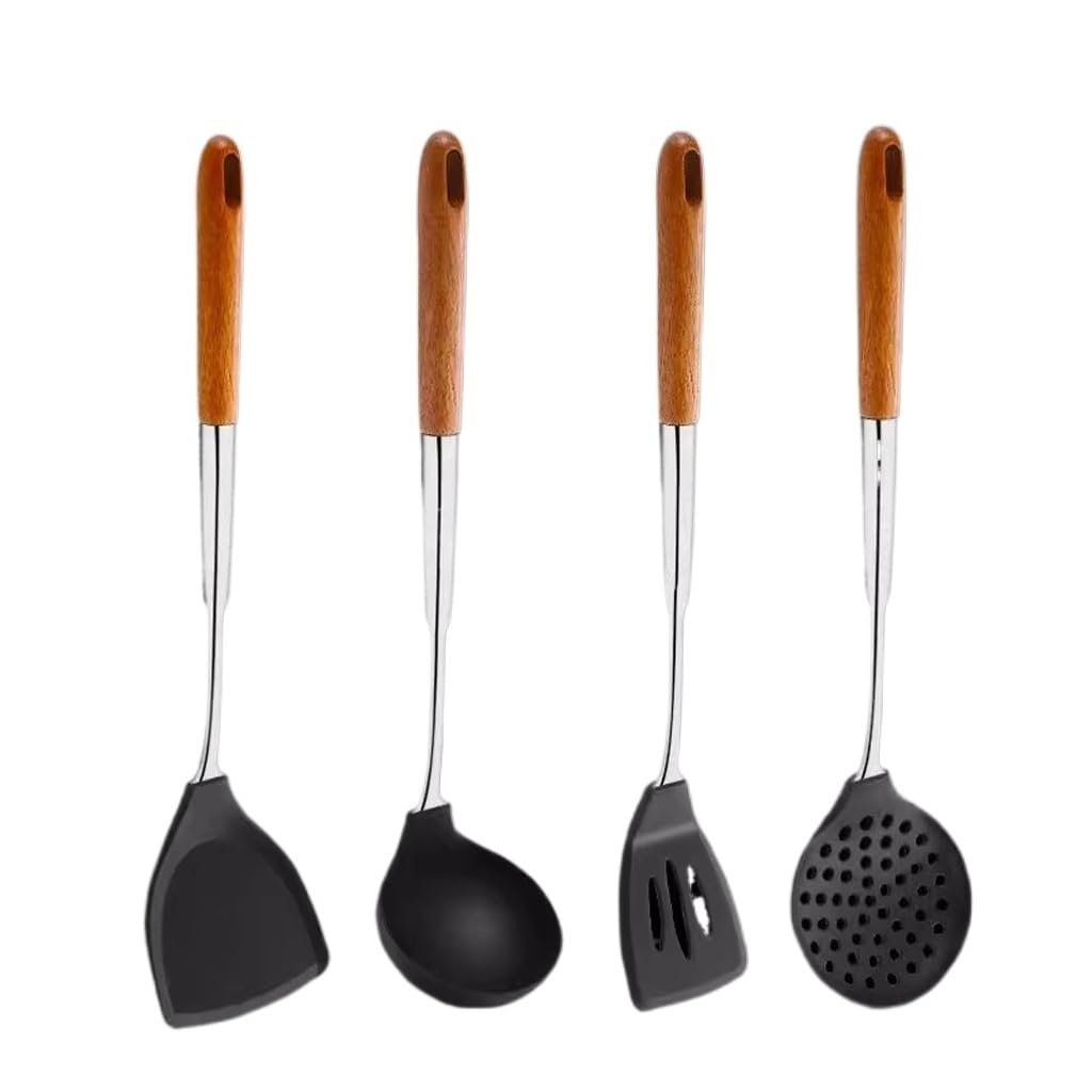 ZUIAI Kitchen Utensil Sets Non-Stick Long Shank Matter Mixture Shovel Dinnerware
