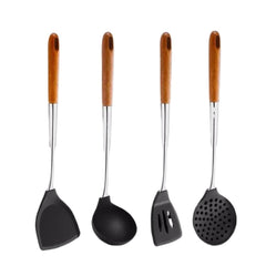 ZUIAI Kitchen Utensil Sets Non-Stick Long Shank Matter Mixture Shovel Dinnerware
