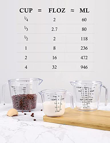 3-Piece Liquid Measuring Cup Set