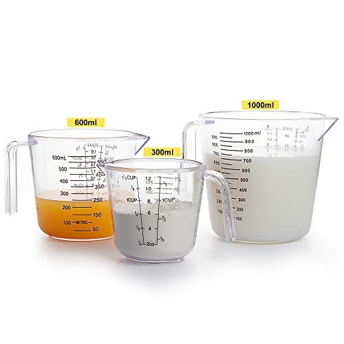 3-Piece Liquid Measuring Cup Set