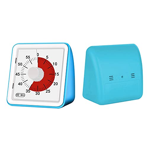 60-Minute Visual Kitchen Timer with Countdown and Count Up