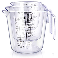 3-Piece Liquid Measuring Cup Set