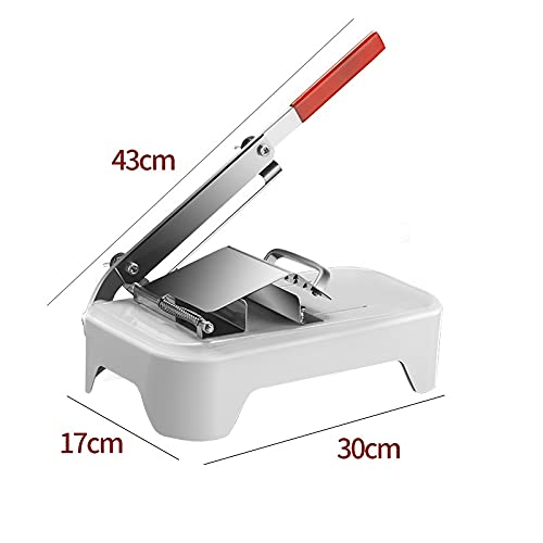 Manual Meat Slicer with Adjustable Thickness