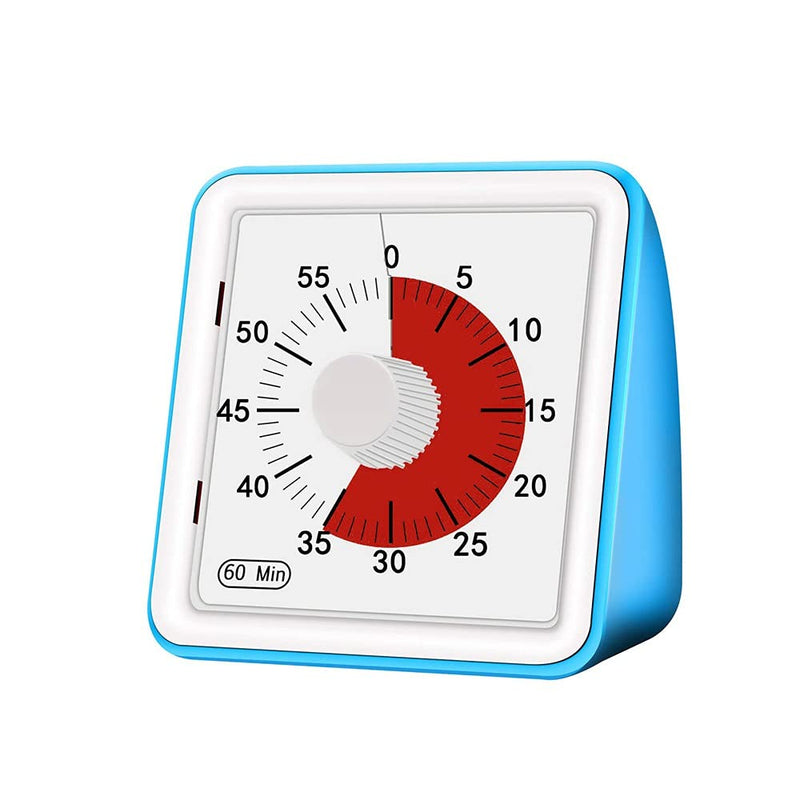 60-Minute Visual Kitchen Timer with Countdown and Count Up