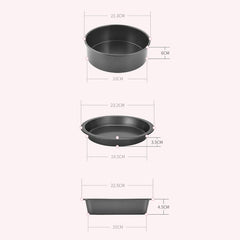 3-Piece Nonstick Bakeware Set