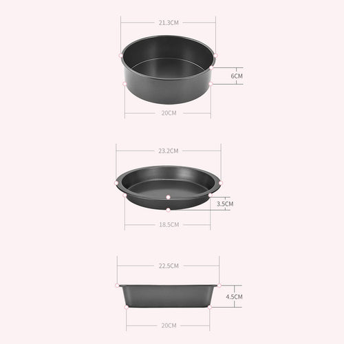 3-Piece Nonstick Bakeware Set