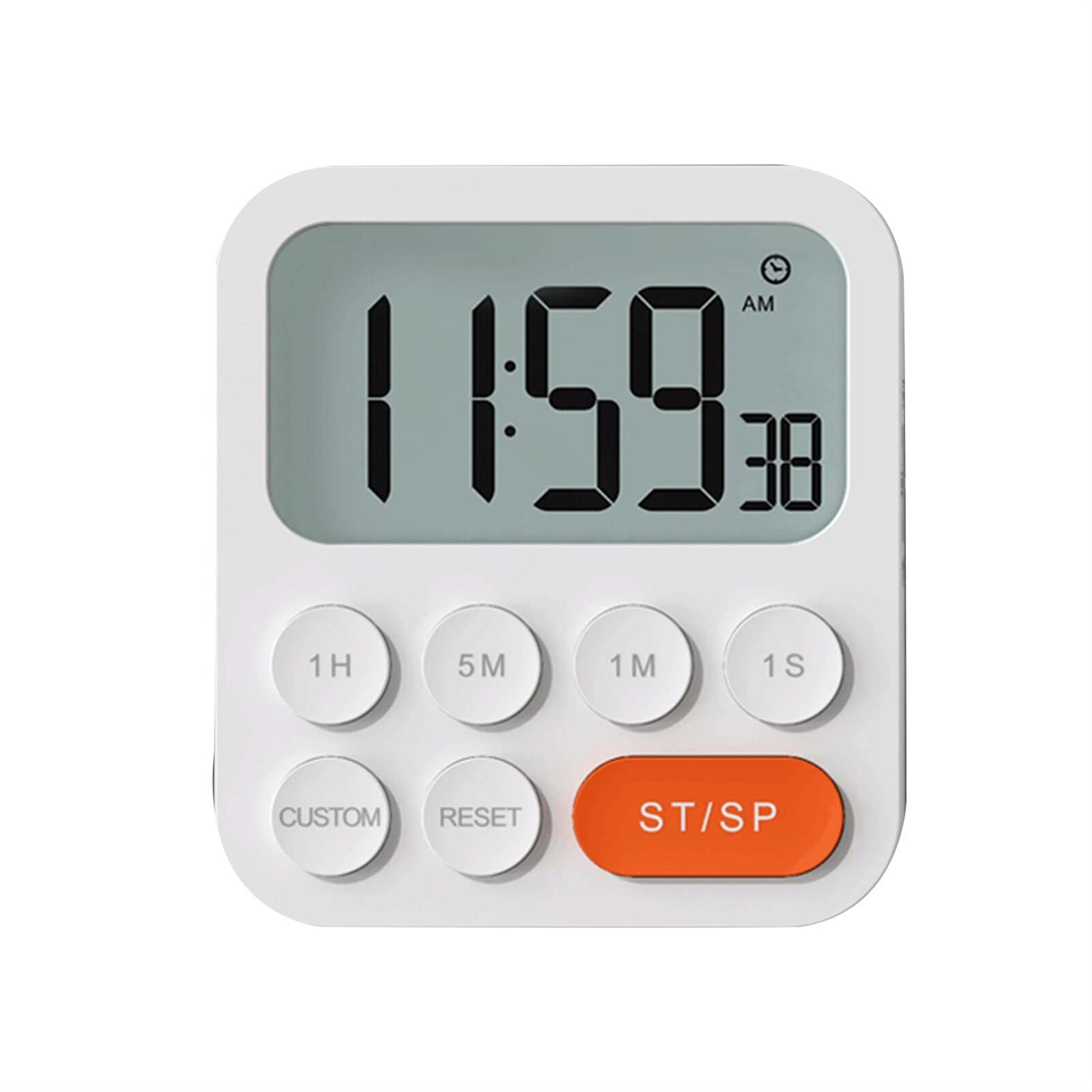 Round Timer Adjustable Timer Portable Alarm Clock Kitchen Tools Countdown Digital Timer Household