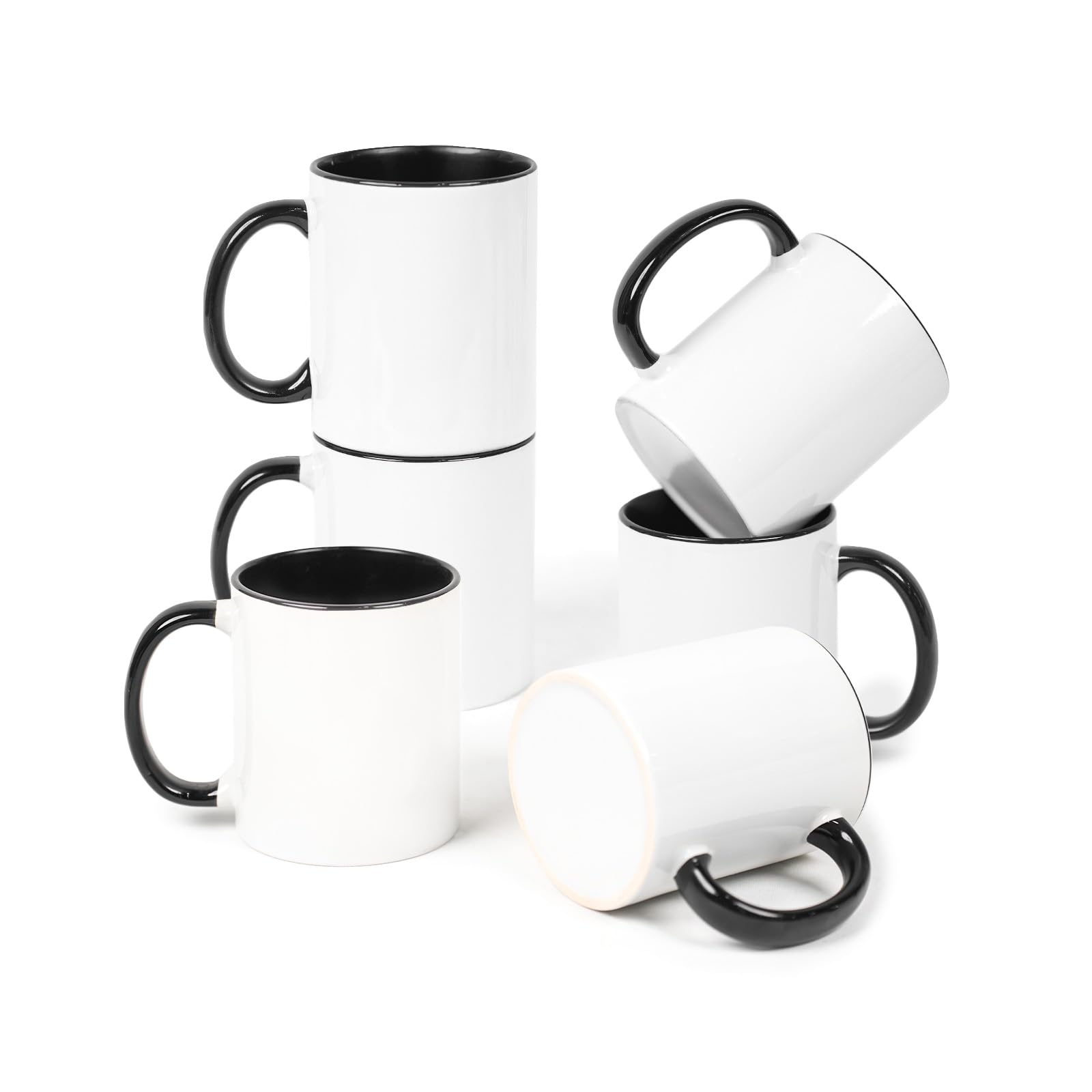 HomeVss 11oz White Ceramic Sublimation Coffee Mug