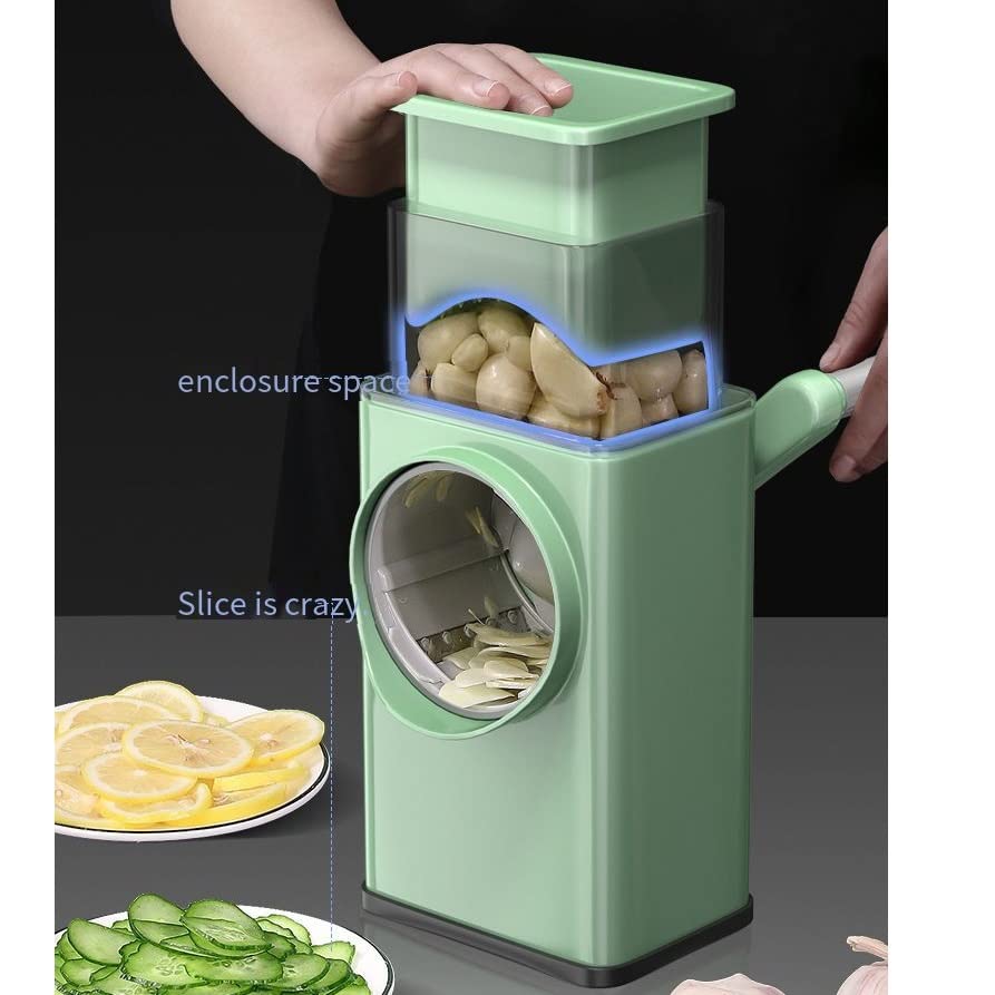 4-in-1 Manual Vegetable Slicer and Grater