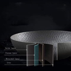 34cm Iron Wok Pan