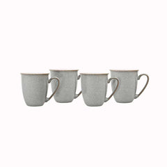 4-Piece Stoneware Coffee Mug Set (330 ml)