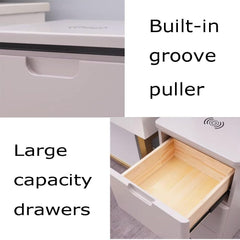 3-Tier Rolling Storage Cart with Clear Top and Wheels
