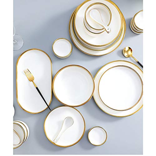 Nordic Porcelain Dinner Plate Set