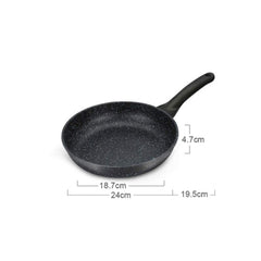 Stainless Steel Frying Pan with Soft Touch Handle