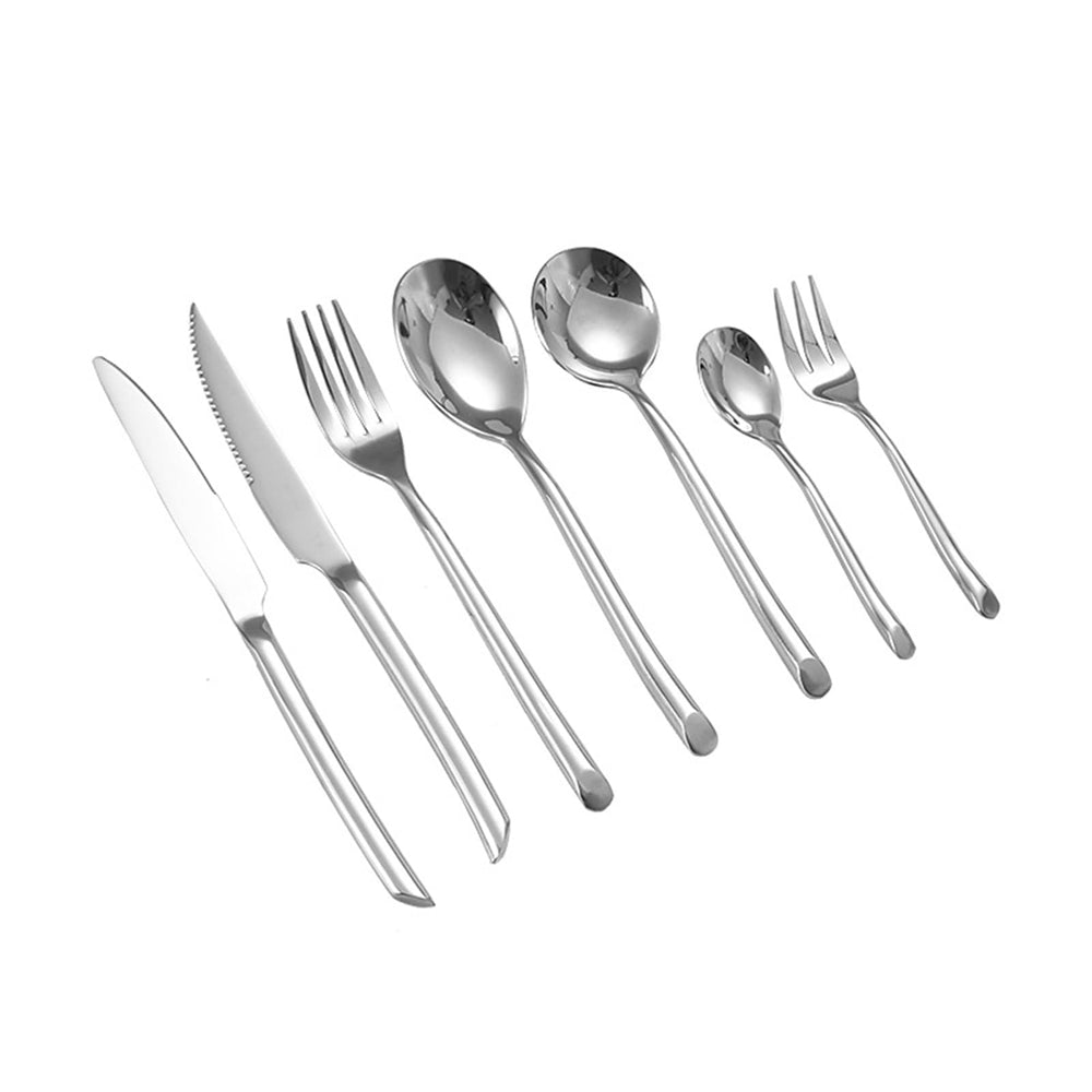 84-Piece Stainless Steel Flatware Set for 12
