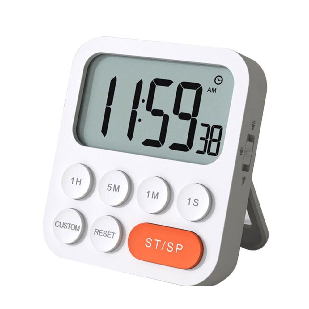 Round Timer Adjustable Timer Portable Alarm Clock Kitchen Tools Countdown Digital Timer Household