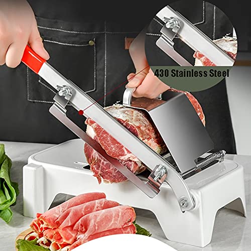 Manual Meat Slicer with Adjustable Thickness