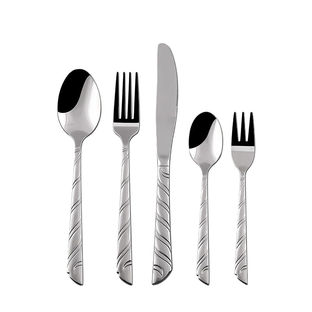 30-Piece Stainless Steel Flatware Set for 6