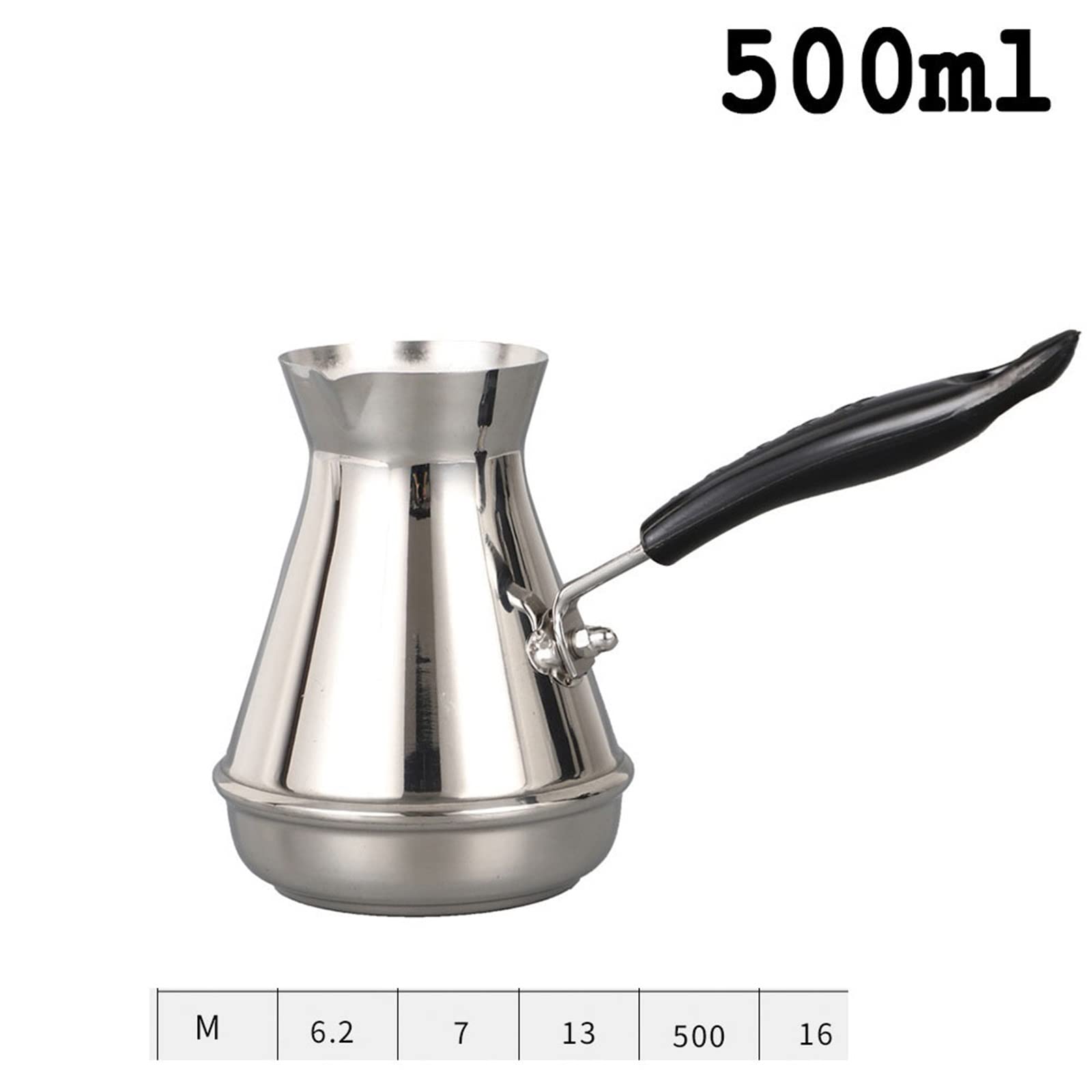 Stainless Steel Coffee Milk Frothing Pitcher with Handle