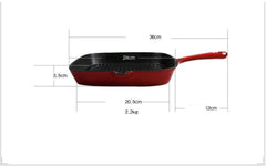 Cast Iron Steak Frying Pan 24cm
