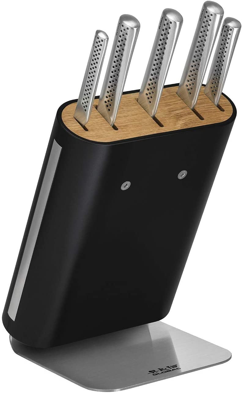 6-Piece Stainless Steel Knife Block Set