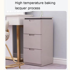 3-Tier Rolling Storage Cart with Clear Top and Wheels