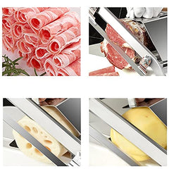 Manual Meat Slicer with Adjustable Thickness