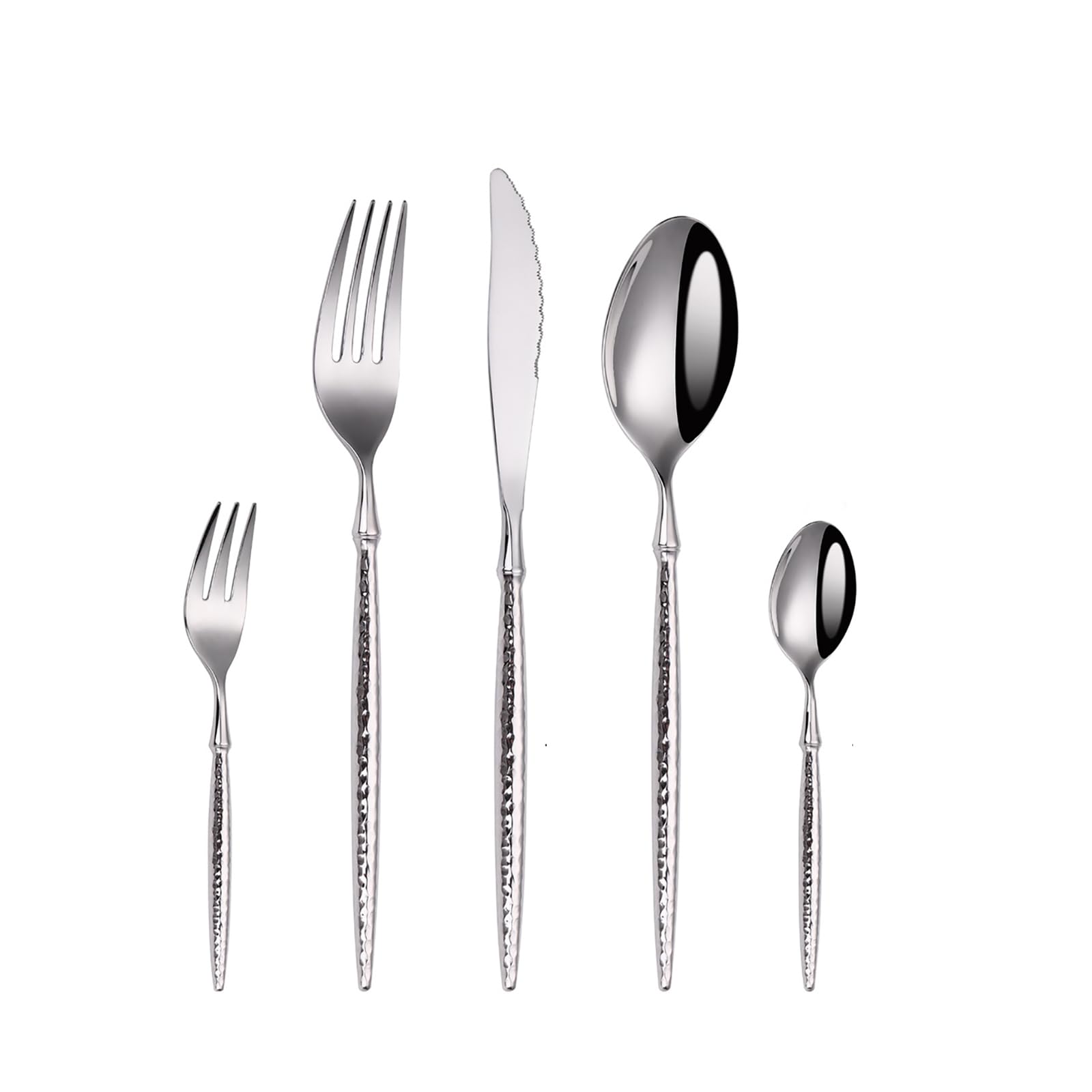 30-Piece Gold Stainless Steel Flatware Set for 6