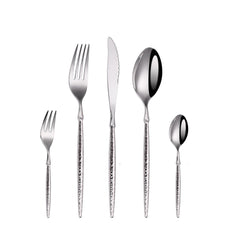 30-Piece Gold Stainless Steel Flatware Set for 6