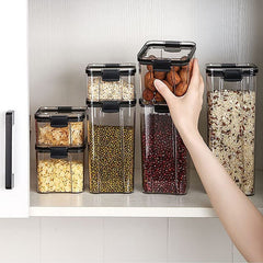 4-Piece Stackable Food Storage Container Set with Lids