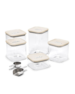 Glass Airtight Food Storage Container Set with Lids