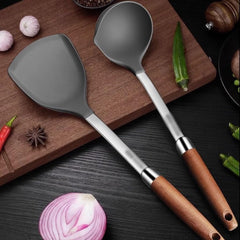 ZUIAI Kitchen Utensil Sets Non-Stick Long Shank Matter Mixture Shovel Dinnerware