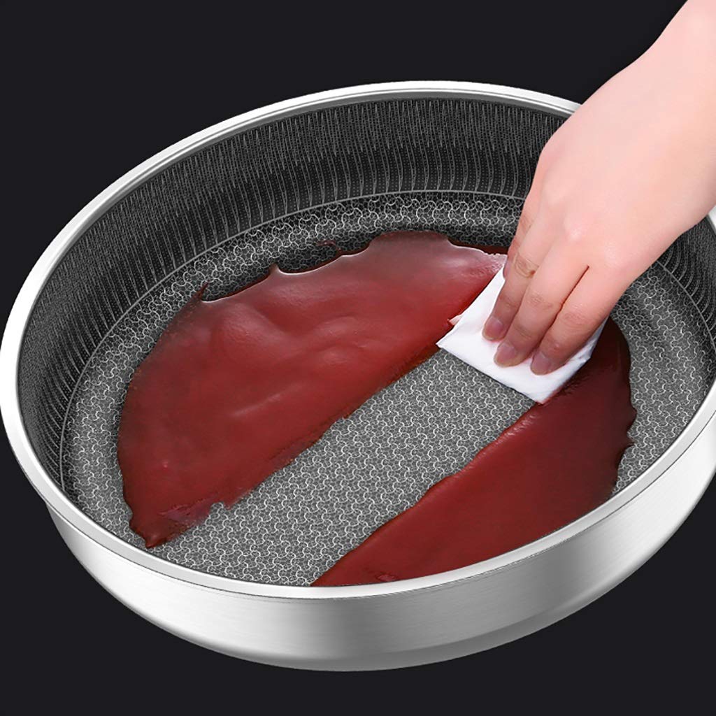 316 Stainless Steel Frying Pan with Lid