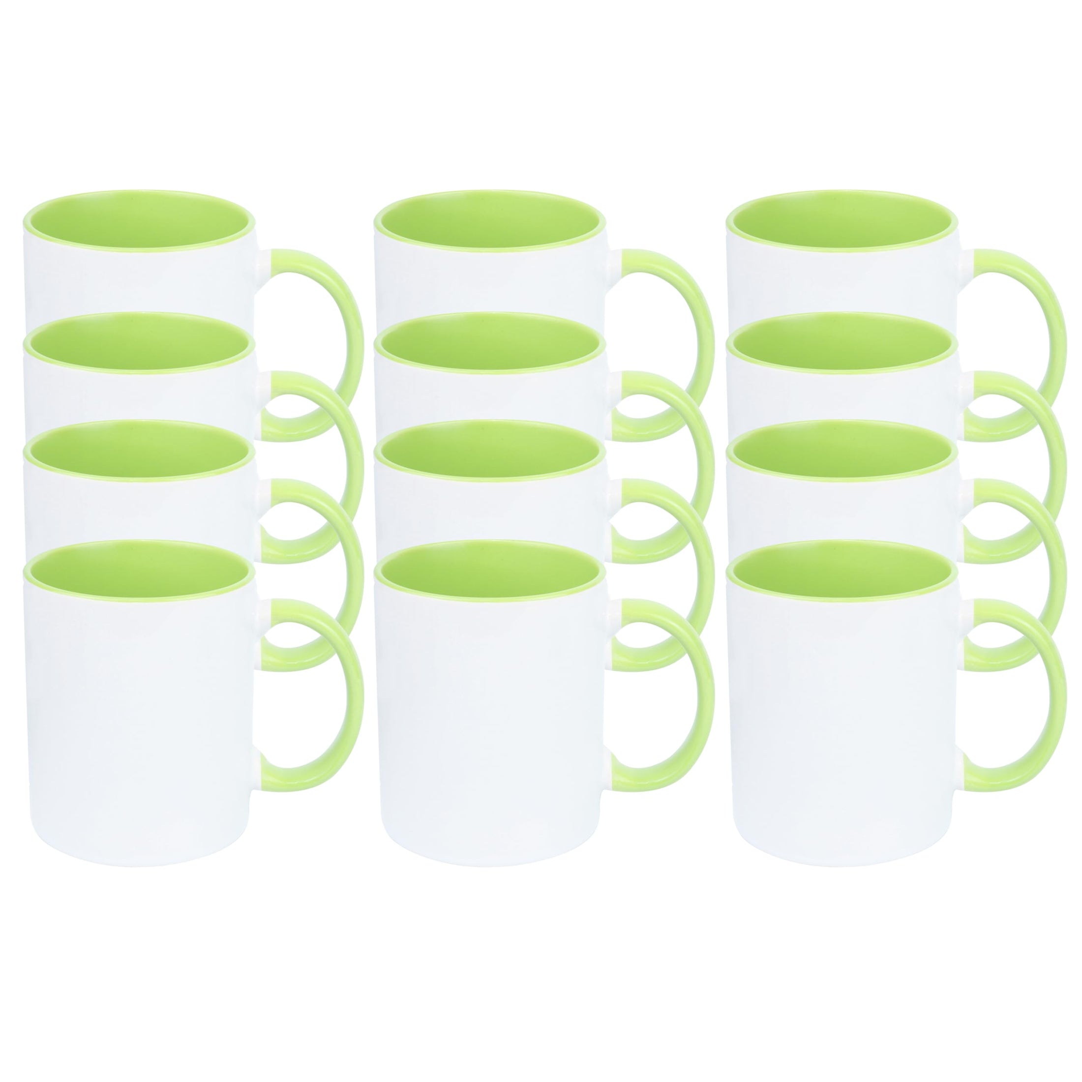 HomeVss 11oz White Ceramic Sublimation Coffee Mug