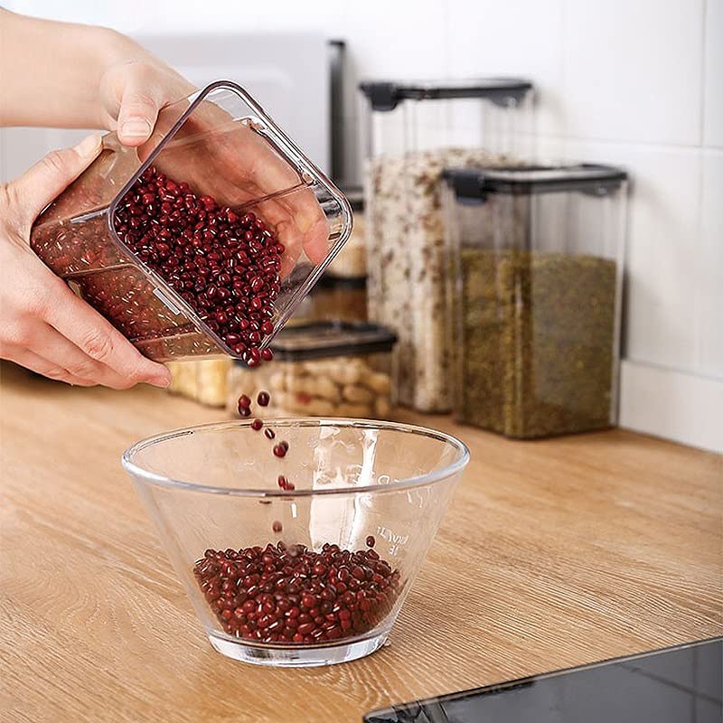 4-Piece Stackable Food Storage Container Set with Lids