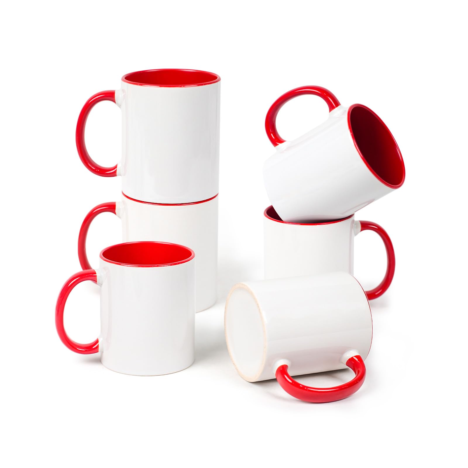 HomeVss 11oz White Ceramic Sublimation Coffee Mug