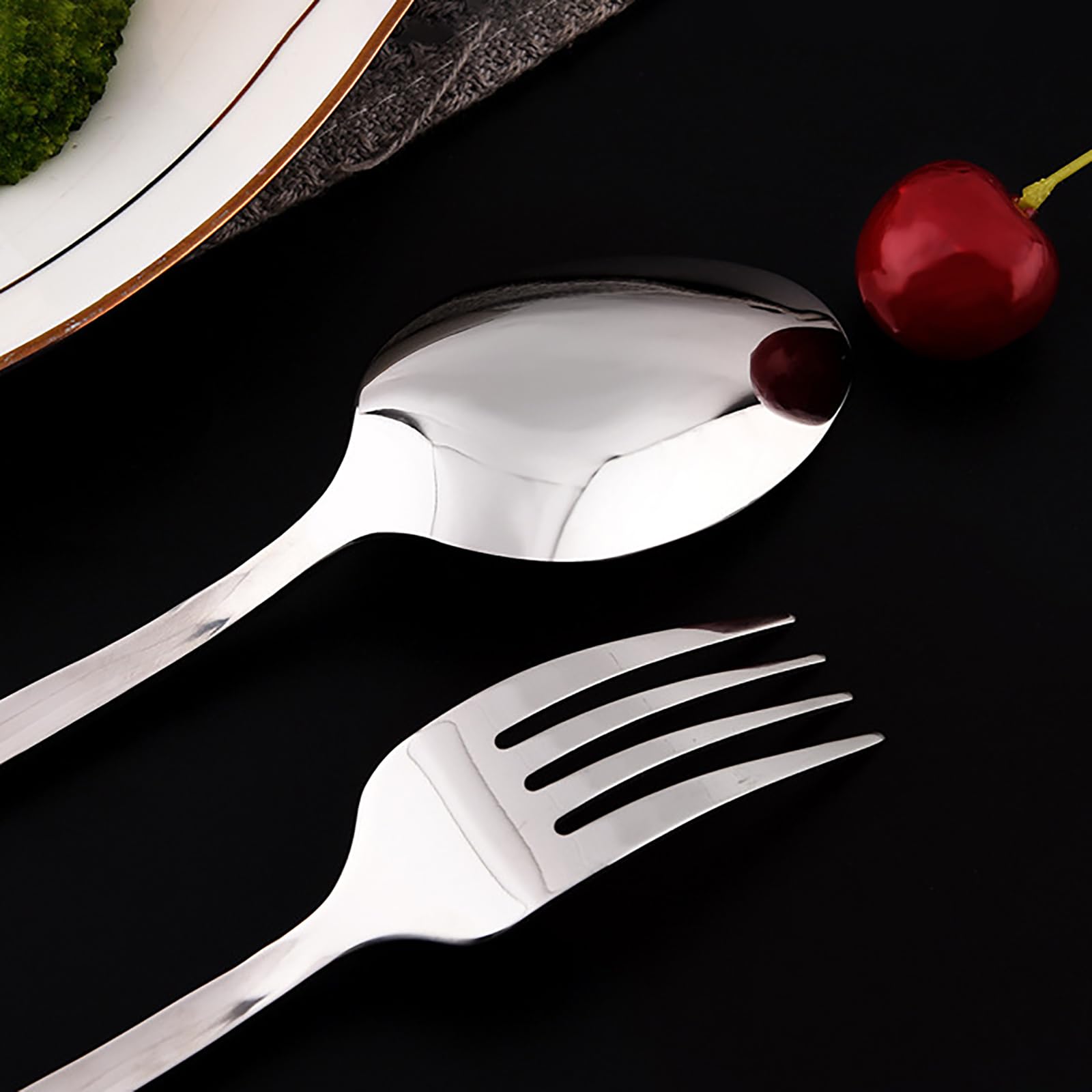 30-Piece Stainless Steel Flatware Set for 6