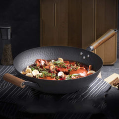 34cm Iron Wok Pan