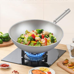 Round Bottom Iron Wok Pan