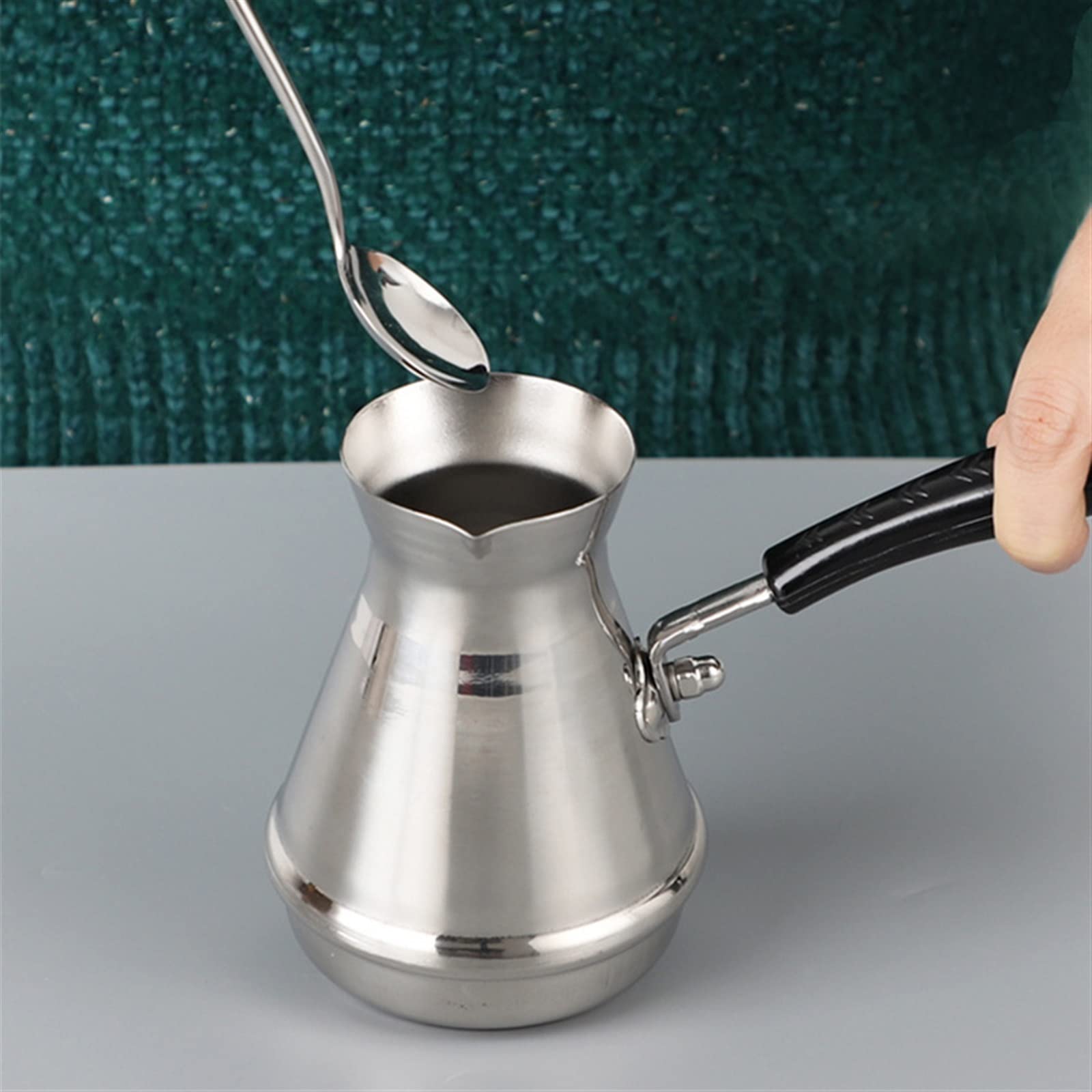 Stainless Steel Coffee Milk Frothing Pitcher with Handle