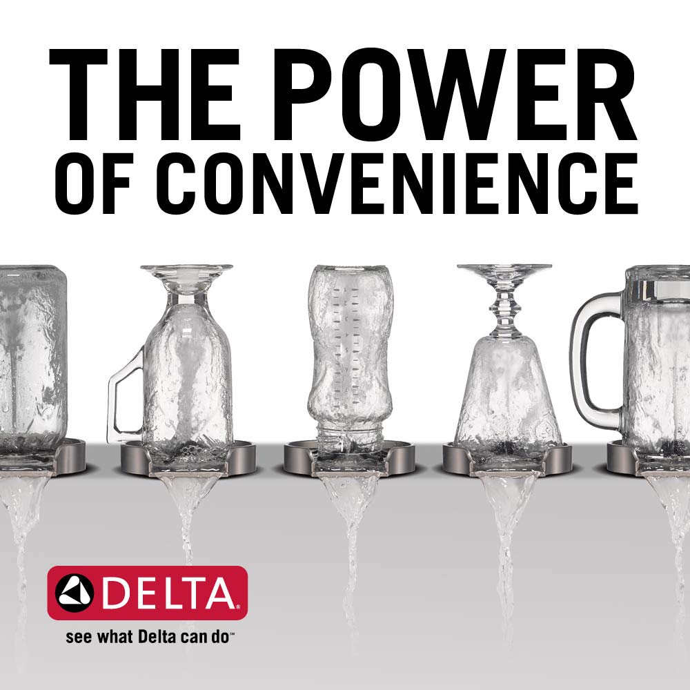 Kitchen Sink Glass Rinser for Cups and Bottles (Stainless Steel)