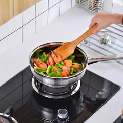 12-Piece Stainless Steel Cookware Set with Glass Lids