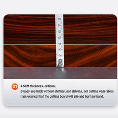 Wooden Cutting Board with Handles