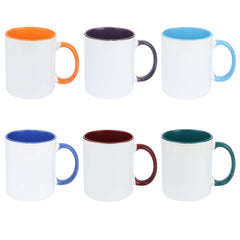 HomeVss 11oz White Ceramic Sublimation Coffee Mug