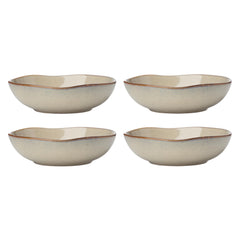 Oneida 899208 Organic Shades Oatmeal 18-Piece Dinnerware Set, Service For 6
