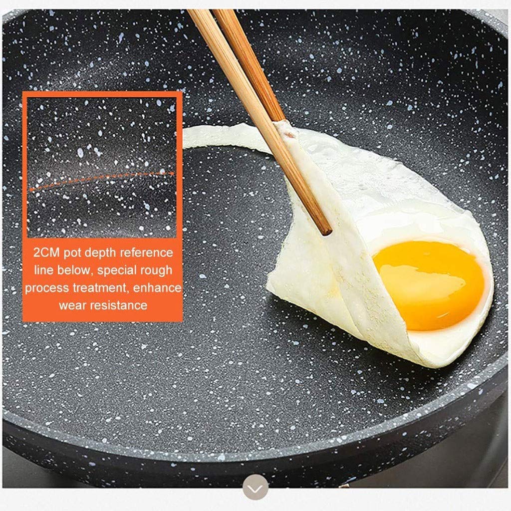 Stainless Steel Frying Pan with Soft Touch Handle